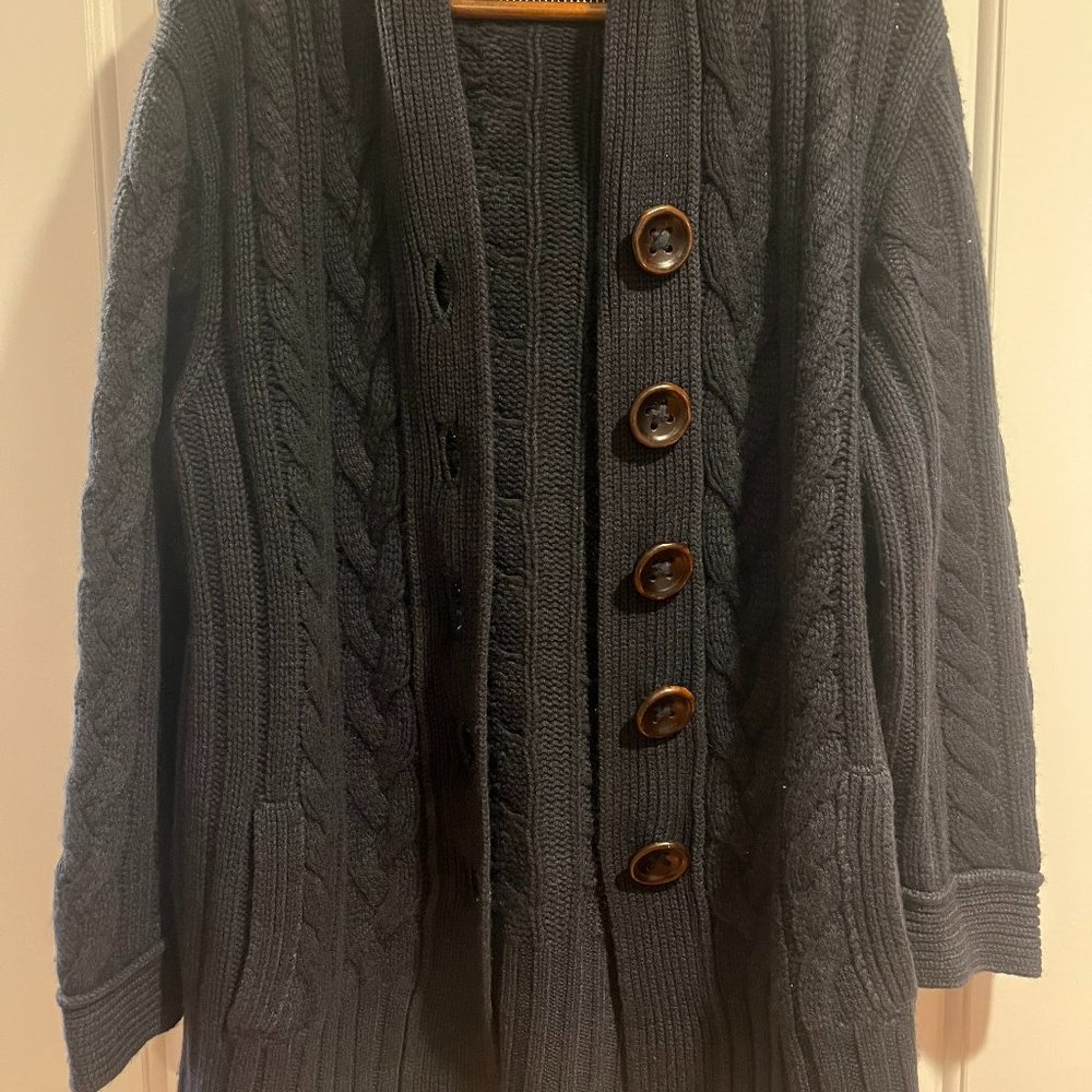 Iris von Arnim Women's Cashmere Hooded Cardigan Size L